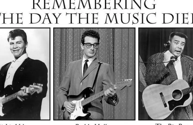 3 Φεβρουαρίου 1959 The day the music died. Buddy Holly, Big Bopper, Ritchie Valens.